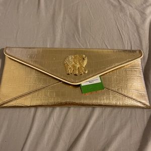 Lilly Pulitzer bow tie clutch wallet